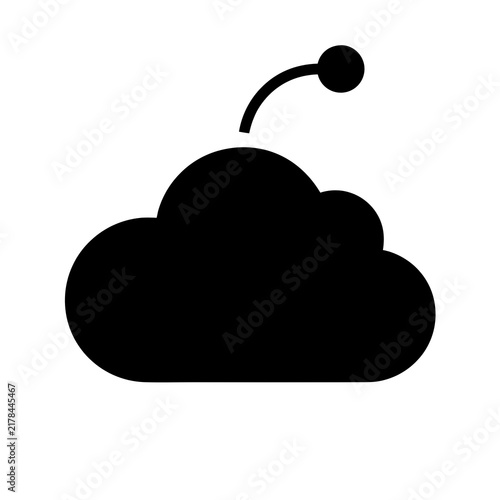Plakat cloud computing concept vector