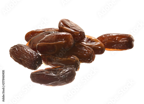 dates isolated on white background