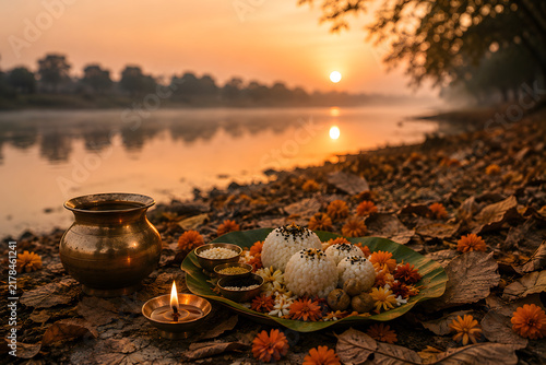     Traditional pitru paksha offerings for ancestral remembrance
