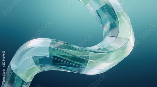 Octopus swimming in clear underwater ocean water illustration