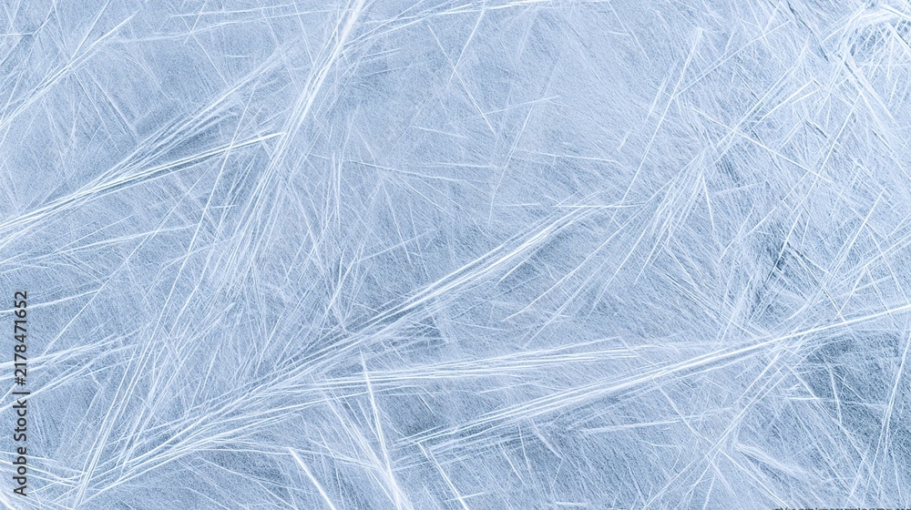 Obraz premium scratched. Intricate blue-white ice patterns forming a natural abstract winter texture. ESG reports, sustainability campaigns, designed for environmental awareness campaigns, used by radiologists.