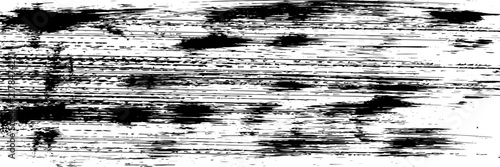 BW Grunge Lines Texture Distressed Horizontal Rough Scanline Overlay Vector