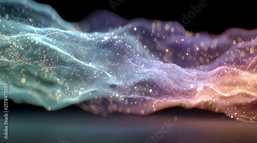 Vibrant neon light trails technology Wallpapers