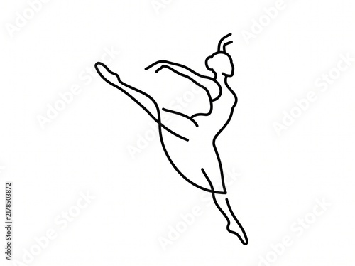 Argentine Tango Dancer Icon Silhouette Vector Illustration