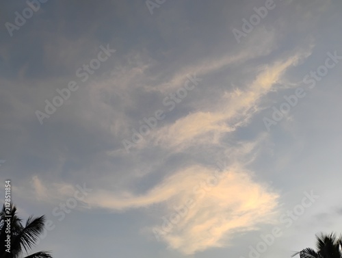 clouds in the sky