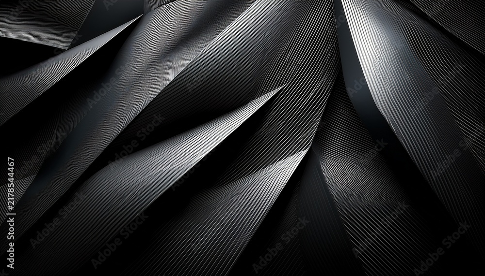 Obraz premium Carbon Fiber Polygonal Abstract Background