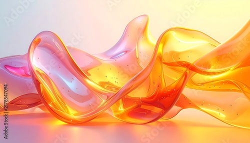 Vibrant abstract watercolor paint strokes on white background.
