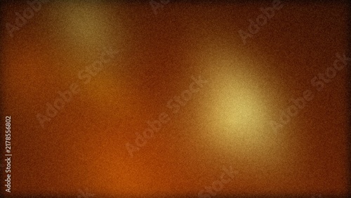 Abstract dark brown and golden gradient background with a soft glowing light effect and subtle grainy texture for artistic design