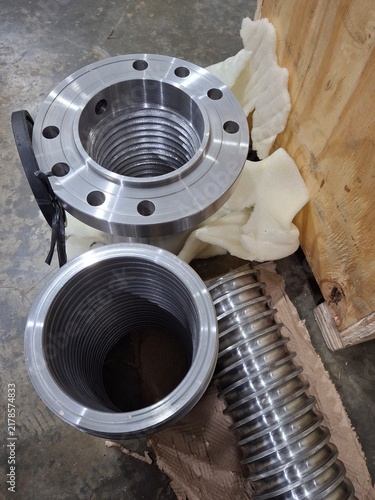 Quadro su tela Industrial Threaded Flange and Corrugated Metal Bellows Expansion Joint