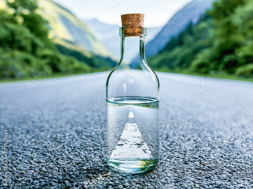 Business bottleneck or funnel effect, idea or concept