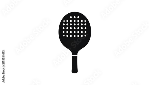 Black silhouette of a ladybug on a stem.