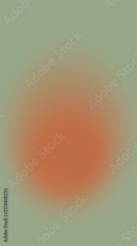Abstract soft gradient background featuring a smooth transition between muted sage green and warm terracotta orange tones for modern minimalist graphic design and digital projects
