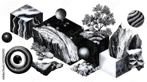 drawn world where gravity bends and sketch lines float freely