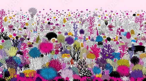 drawing blending human imagination and artificial creative aesthetics
