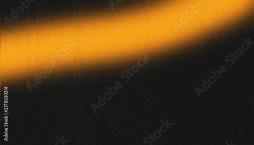 Vibrant Golden Yellow Light Streak on Dark Grainy Background