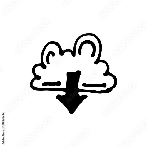 icon download hand drawing using pen