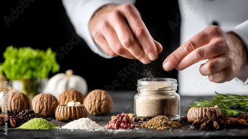 to open a tightly sealed jar in a messy kitchen while ingredients scatter everywhere