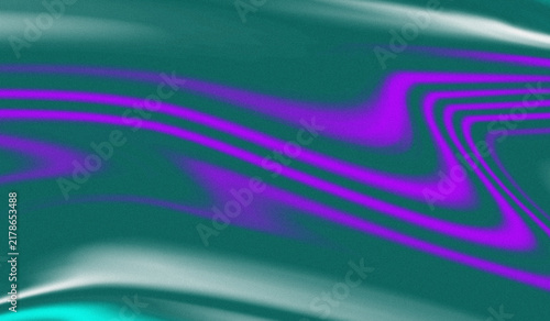Abstract Turquoise Flowing Light Waves Background