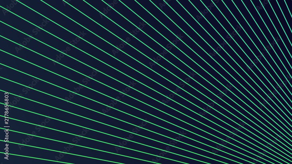 Obraz premium Abstract Background With Neon Green Diagonal Lines Creating A Futuristic Dynamic Motion Effect For Modern Digital Design Projects