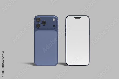 Phone Screen Blank Mockup Template
