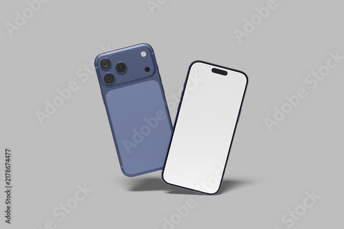 Phone Screen Blank Mockup Template