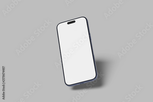 Phone Screen Blank Mockup Template