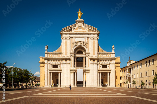 Assisi, the birthplace of Saint Francis. The Church of the 