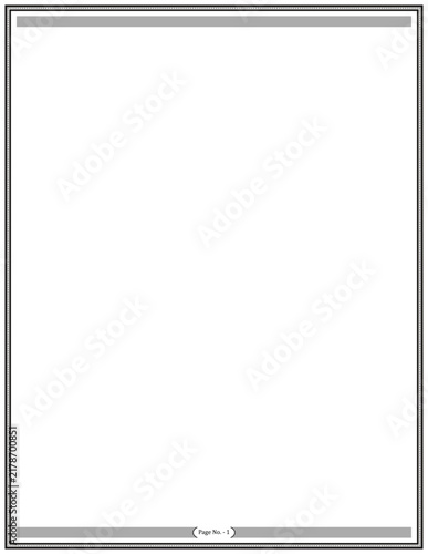 Vector Page Border Design 