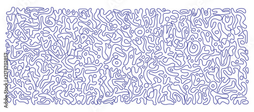 Organic coral seamless pattern soft line art cream background hand drawn texture