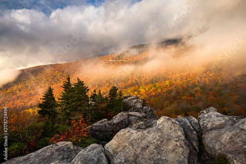 morning view of grandfather mountain