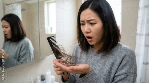 Shocked Woman Discovers Excessive Hair Loss While Brushing Her Hair Daily Routine Concern