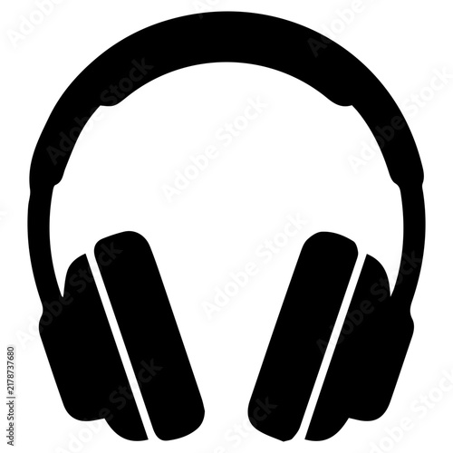 Studio Headphones Glyph Icon