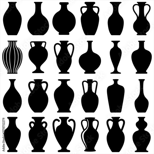 Decorative Vase Silhouette