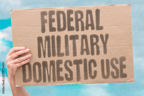 Foto "federal military domestic use" Act restricts federal military domestic use