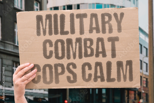 Foto "Military combat cops calm" Different training for different missions