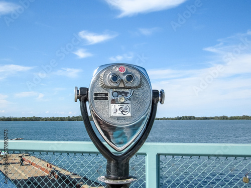 coin operated binoculars