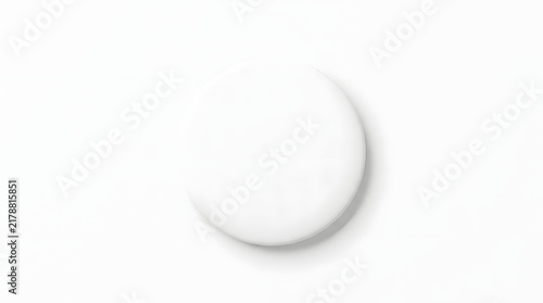 White Pill on White Background