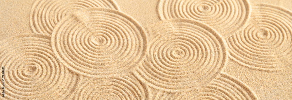 Obraz premium Sand circles