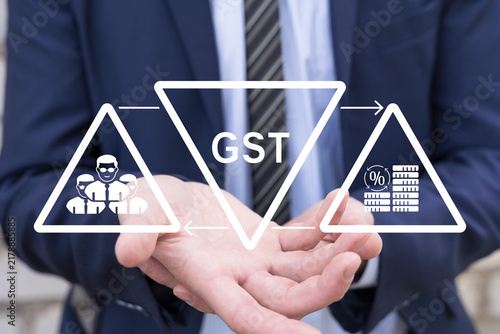 Konstfotografi Concept of GST Goods and Services Tax - an indirect tax