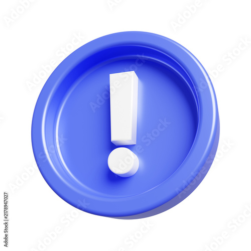 Exclamation Mark Icon for Warning and Alert Notifications