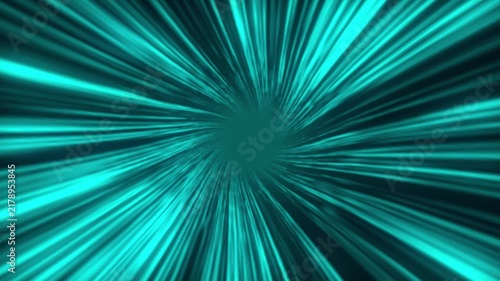 A mesmerizing video showcasing a vibrant teal light explosion in a dark background