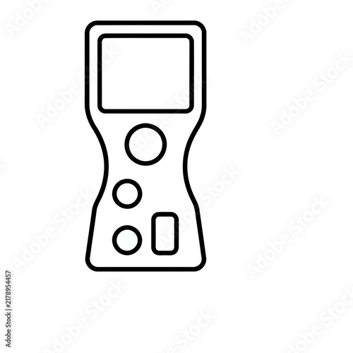 Outline of a handheld electronic device