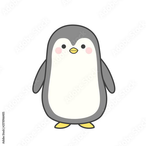 Obraz na płótnie かわいいペンギンのイラスト