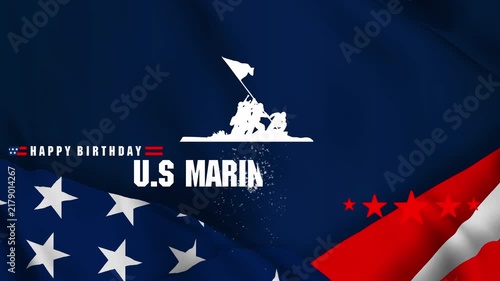 Happy Birthday Marines – Honoring Courage, Service  , and Tradition, 4k video