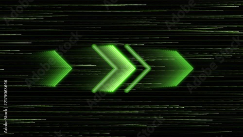 Abstract Neon Vector Speed Accelerator 4K Seamless Loop Sci-Fi Cyber Background