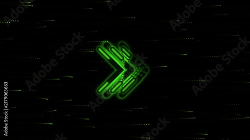 Abstract Neon Vector Speed Accelerator 4K Seamless Loop Sci-Fi Cyber Background