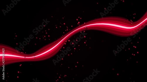 Abstract Procedural Liquid Silk & Ruby Wine Splash 4K Seamless Motion Loop