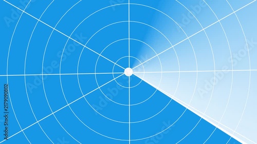 Digital Radar screen animation interface, Aircraft radar signal scanning beam 4k. radar display concept Multiple Targets Detected.