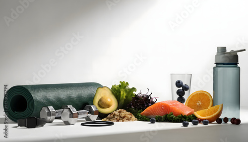 Complete Healthy Lifestyle Concept.