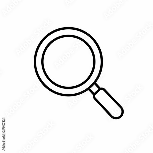 Magnifying Glass Search Find Explore Line Art Icon